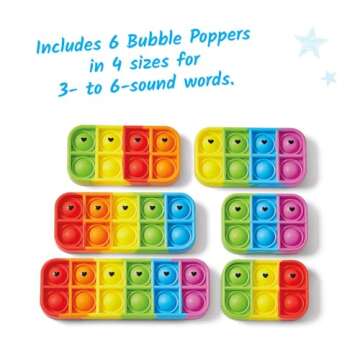 hand2mind Elkonin Box Sensory Bubble Poppers, Phonemic Awareness, Phonics Manipulatives, Science of ...