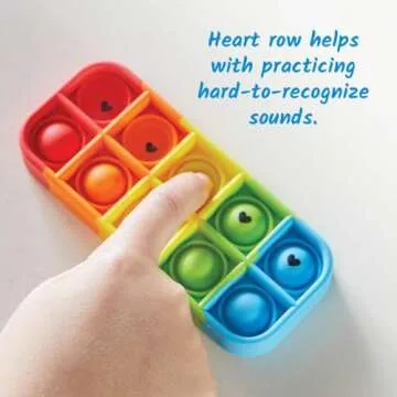 hand2mind Elkonin Box Sensory Bubble Poppers, Phonemic Awareness, Phonics Manipulatives, Science of Reading Classroom Materials, Speech Therapy Toys, Push Pop Fidget Toys for Kids, Fine Motor Tools