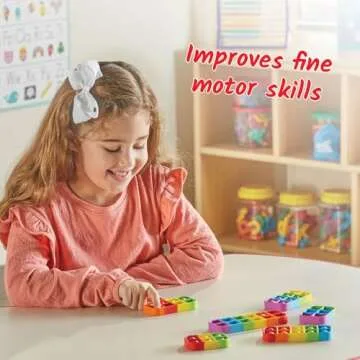 hand2mind Elkonin Box Sensory Bubble Poppers, Phonemic Awareness, Phonics Manipulatives, Science of Reading Classroom Materials, Speech Therapy Toys, Push Pop Fidget Toys for Kids, Fine Motor Tools