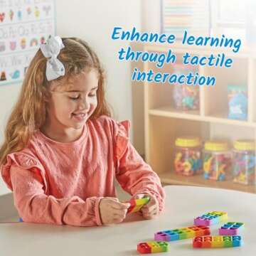 hand2mind Elkonin Box Sensory Bubble Poppers, Phonemic Awareness, Phonics Manipulatives, Science of Reading Classroom Materials, Speech Therapy Toys, Push Pop Fidget Toys for Kids, Fine Motor Tools