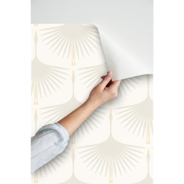 Art Deco Peel & Stick Wallpaper for Easy Home Updates