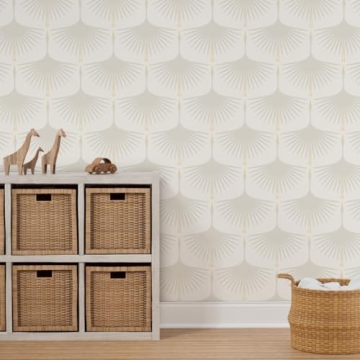 Art Deco Peel & Stick Wallpaper for Easy Home Updates