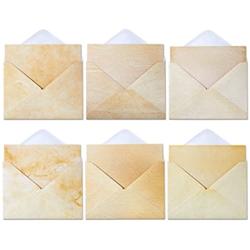 60 Vintage Style Blank Note Cards and Envelopes