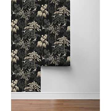 NextWall Bird Garden Peel and Stick Wallpaper - Design Flexibility