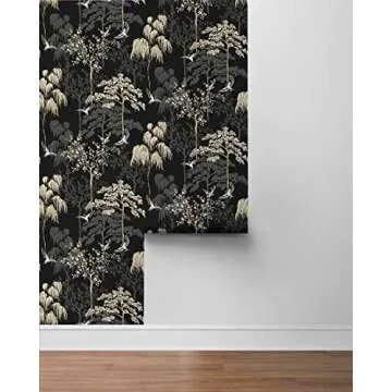 NextWall Bird Garden Peel and Stick Wallpaper - Design Flexibility