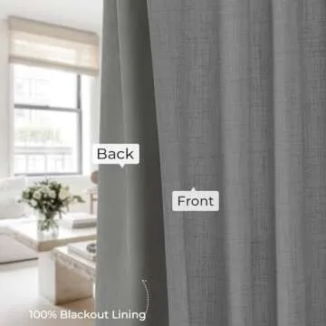 INOVADAY Blackout Curtains - Stylish Thermal Room Darkening Drapes