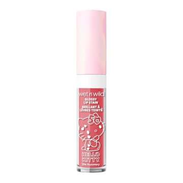 wet n wild Hello Kitty Glossy Lip Stain, Warm Apple Pie Lightly Scented, Nourishing New Glossy Finish Formula, Cruelty-Free & Vegan - So Sweet