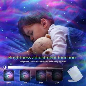 Star Projector, Galaxy Projector for Bedroom, Night Light Projector with Timer and Remote Control, Adjustable Speed and Brightness, for Aurora Projector for Bedroom, Living Room and Home Theater