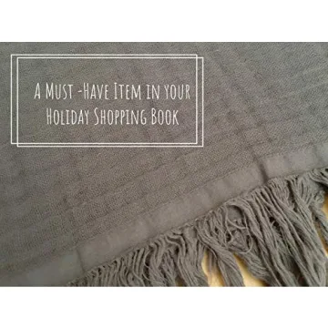 KyraHome Muslin Throw Blanket - Soft, Lightweight Comfort
