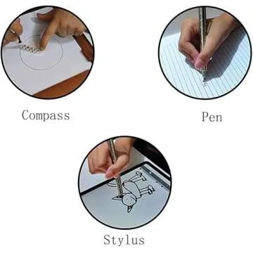 VYWmna Fidget Pen for Adults Kids,Toy Decompression Magnetic Metal Pen, Desk Toys Multifunctional Deformable Magnet Writing Pen(Colorful)