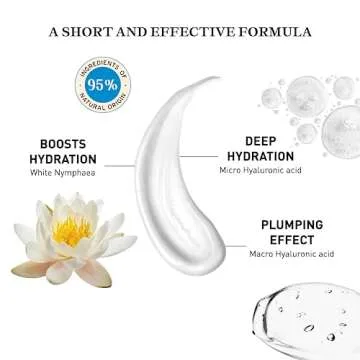 Embryolisse Hydra-Cream Light Moisturizer, Refreshing Gel Cream with Hyaluronic Acid & White Water Lily Extract, for Normal to Combination Skin, 1.35 Fl Oz