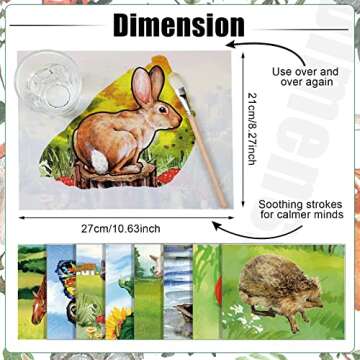 20 Pcs Dementia Products for Elderly Dementia Activities for Seniors Paint with Water Books for Adul...