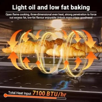 AMZCHEF 17" RV Gas Range Oven - Compact & Efficient