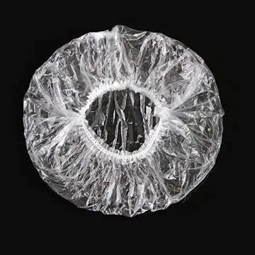 100 Pcs Disposable Thick Shower Caps for Home and Spa