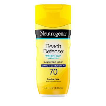 Neutrogena Beach Defense Sunscreen SPF 70 - Water Resistant, Broad Spectrum