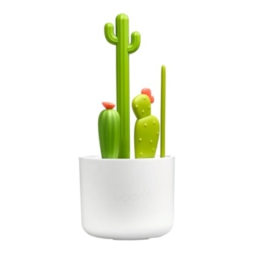 Boon Cacti Bottle Cleaning Brush Set - Multi-Functional Baby Essentials - 4 Count