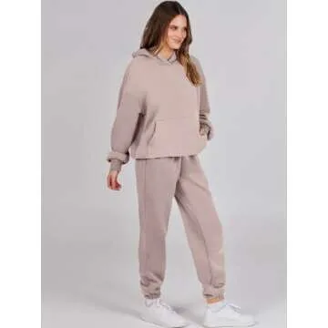 Cozy ANRABESS Oversized Tracksuit Set for Stylish Comfort