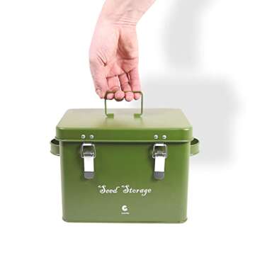 GLOCHYRA Seed Storage Box with Envelopes and Labels