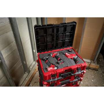 Milwaukee 48-22-8450 PACKOUT Tool Case with Foam Customizable Insert