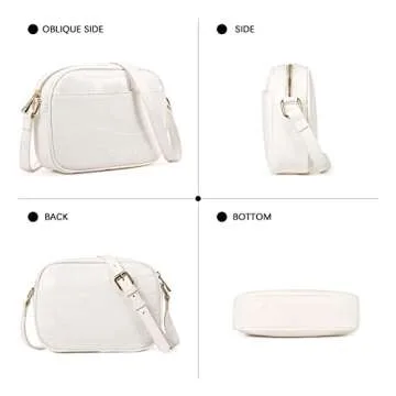 CLUCI Crossbody Bags for Women, Vegan Leather Cross body Wallet Purse Adjustable Strap, Women's Small Over Shoulder Handbag