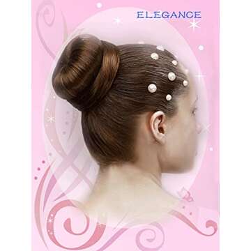 Stunner Cat Hair Bun Maker (37 Count, 3.5 inches Large, 3 inches Medium, 2 inches Small, Brown) - Hair Doughnut Shaper for Girls