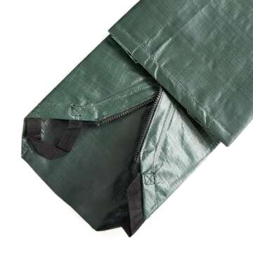 Greenscapes Tree Watering Bag with Micro-Perforated Seams for Slow Release Drip 6-8 Hour Empty Time: Fits Up To 4 Inch Caliper, 20 Gallon Capacity (Pack of 1)