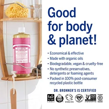 Dr. Bronner's Pure-Castile Liquid Soap 32oz Organic Vegan