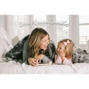 Chanasya Premium Wolf Faux Fur Throw Blanket - Soft & Cozy