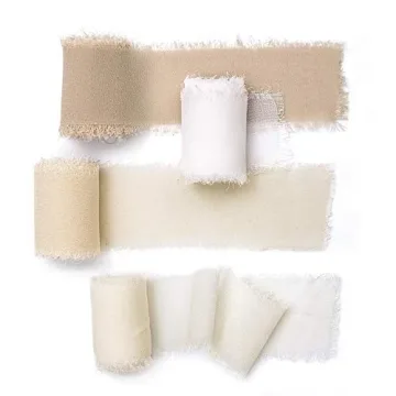 Ling's moment Nude Chiffon Ribbon,1.6Yd Beige Handmade Silk Ribbon,Fabric Ribbon Use for Gift Wrappi...