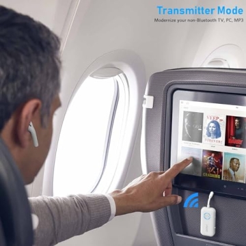 YMOO Bluetooth 5.3 Transmitter Receiver for TV and Airplane
