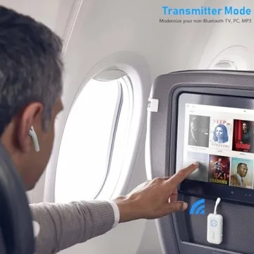 YMOO Bluetooth 5.3 Transmitter Receiver for TV and Airplane