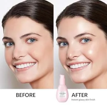 60ML Watermelon Niacinamide Face Serum, Hydrating Facial Serum With Hyaluronic Acid,Glycerin and Vitamin E,Liquid Highlighter for Skin Care