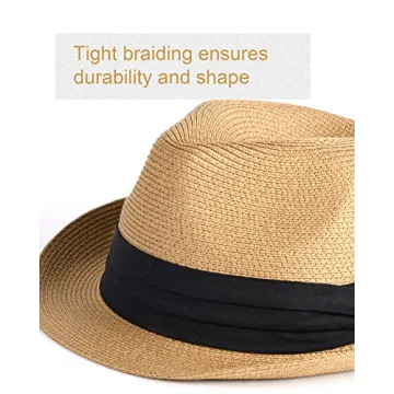 Packable FURTALK Fedora Hat with UPF 50+
