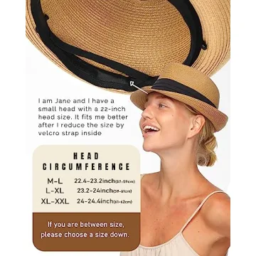 Packable FURTALK Fedora Hat with UPF 50+