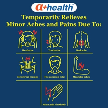 A+Health Ibuprofen 200mg Softgels Pain Fever Relief 240 Count