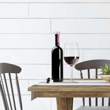 OGGI T-Shaped Wine Cork Set - Reusable & Stylish Stoppers