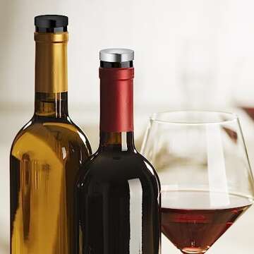 OGGI T-Shaped Wine Cork Set - Reusable & Stylish Stoppers