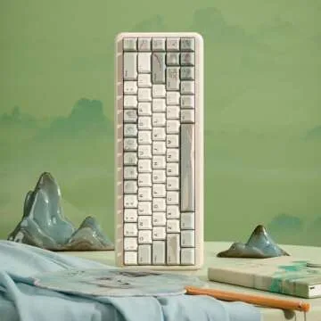 YUNZII Spring Tea 145 PBT Keycaps for Mechanical Keyboards