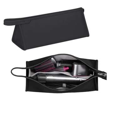 Buwico PU Leather Travel Case Portable Storage Bag for Dyson Airwrap Styler,Waterproof Anti-scratch ...