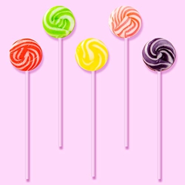 Premium 100 Acrylic Lollipop Sticks for Cake Pops