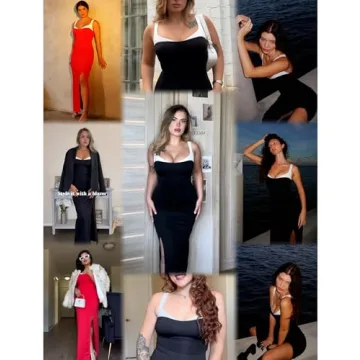 Elegant Popilush Cocktail Dress with Built-in Shapewear