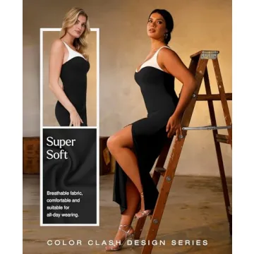 Elegant Popilush Cocktail Dress with Built-in Shapewear