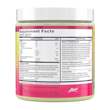 Alani Nu Super Greens Powder Wild Berry Nutrient Boost