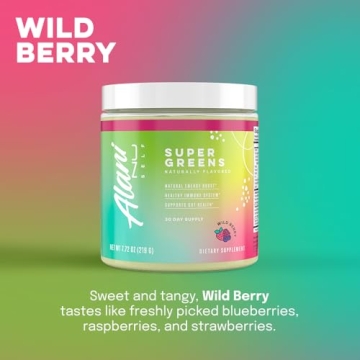 Alani Nu Super Greens Powder Wild Berry Nutrient Boost