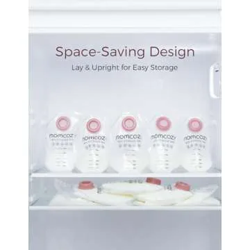 Momcozy 48 Ct Screw-on Breastmilk Storage Bags BPA Free
