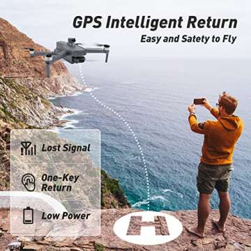 Tucok 011RTS Drone 4K Camera, GPS, Long Flight Time