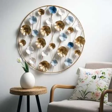 Sullivans White Ceramic Flower Vase, Modern Home Decor, Vases for Flowers, Vases for Centerpieces, Mantle, Tabletop, Accent Table Vases, Kitchen, Living Room, and Office Decor (CM3137)