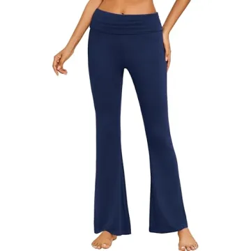 Ekouaer Women's Comfortable Flare Yoga Pants - Elegant Style