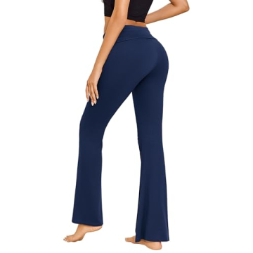 Ekouaer Women's Comfortable Flare Yoga Pants - Elegant Style
