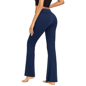 Ekouaer Women's Comfortable Flare Yoga Pants - Elegant Style